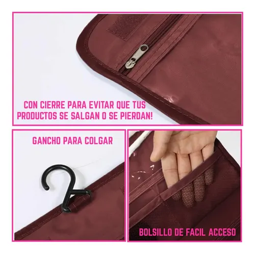 Neceser Porta Cosméticos Y Maquillaje Para Valija Viajes