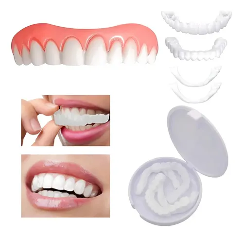 Funda Dental Flexible y Dentadura Cosmética Provisoria para Sonrisa Perfecta