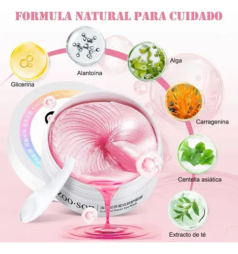 Parches De Hidrogel For Ojos, Colágeno, Antiojeras, .