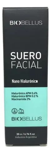 Suero Facial Biobellus Nano Hialurónico Antiage Hidratante 30ml