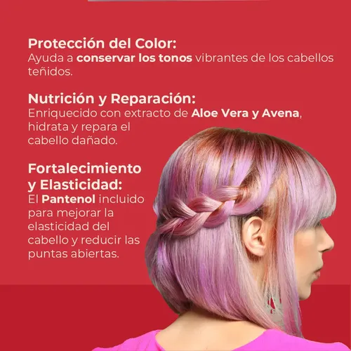 Shampoo Protección Color Hairfy – para Cabello Teñido, Sin Sulfatos, Parabenos y Siliconas – 300ml