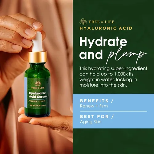 Serum Acido Hyaluronico Tree Life. Made In Usa. 60ml Premium
