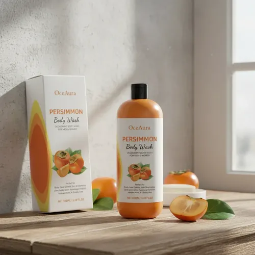 Gel De Baño Para El Cuerpo Con Extracto Natural De Caqui.