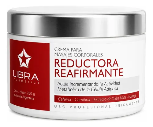 Crema Reductora Reafirmante Libra Para Cuidado Corporal 250g Neutra