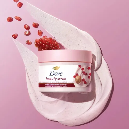 Dove Exfoliante Scrub Granada En Pote De 280g
