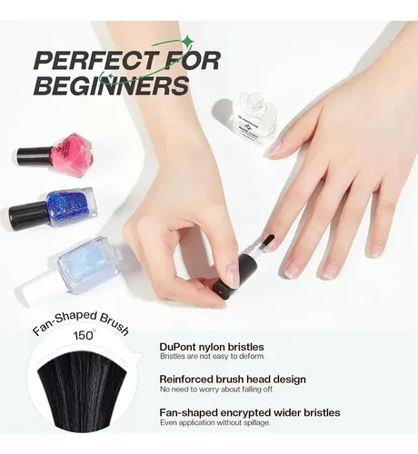 Esmalte Base Transparente Glamona De Larga Duración