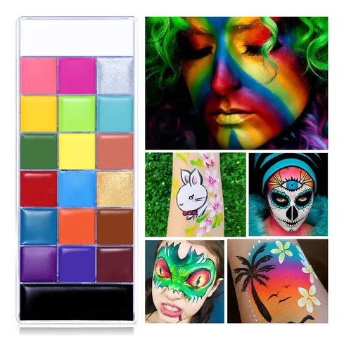 Pintura Óleo 20 Colores Maquillaje Escénico