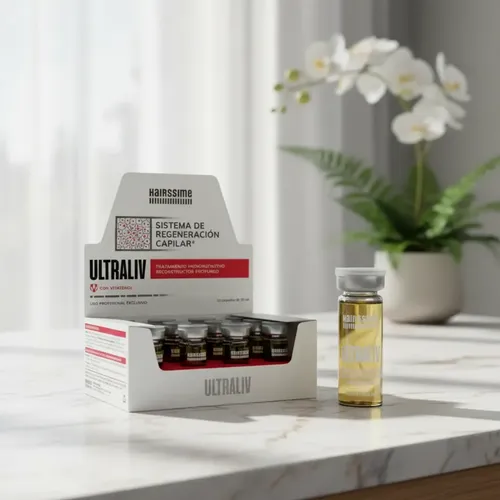 Ampolla Ultraliv Hairssime 15 Ml Regeneracion Capilar Unidad
