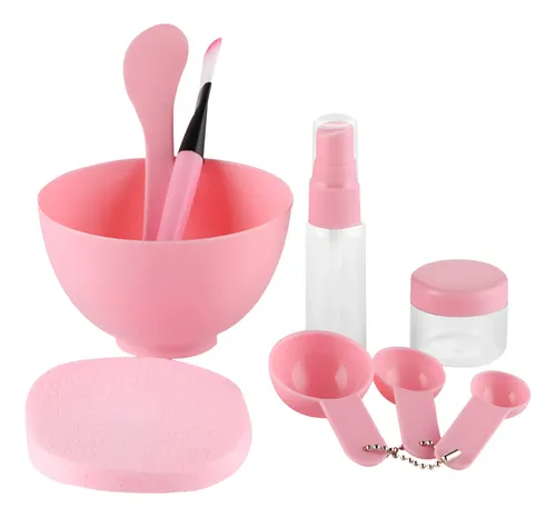 Kit De Herramientas De Maquillaje Facial Con Espátula, 9 Uni