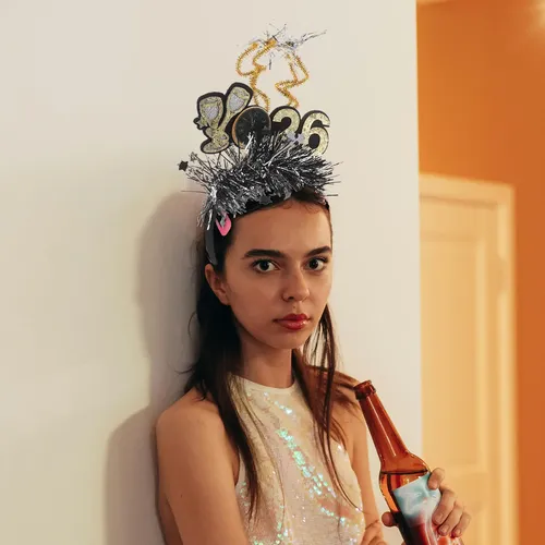 3 Aros For El Pelo De Nochevieja: Diadema Decorativa &rf