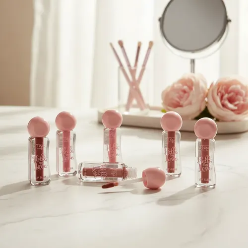 Lip Gloss Tejar Love Con Brillos 3 Unidades