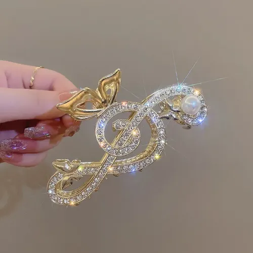 Pinza Para Pelo Con Pedrería Trendy