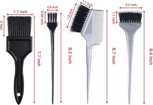 Perfehair Hair Dye Brush Set -4 Pack, Pinceles Para…