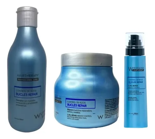Kit Repair Hairtherapy Control De Rizos Rulos En 3 Pasos