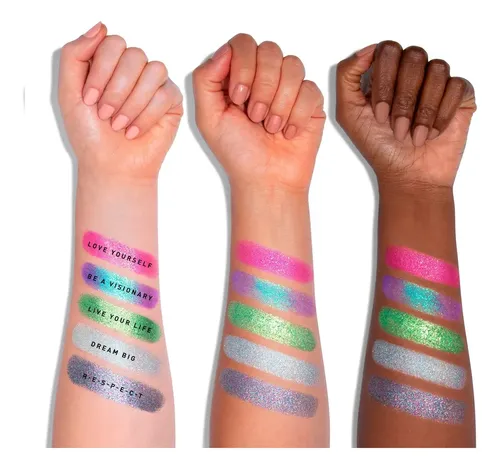 Morphe 10g Glsen Up Paleta Metalizada Y Brillosa X 10 Tonos