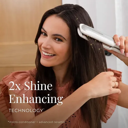 Planchita De Pelo Visor Digital Sin Frizz Rizador Liso Brill