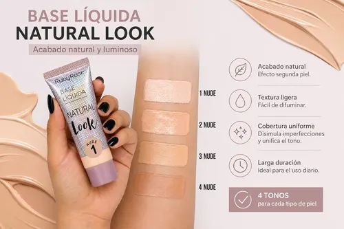 Base Liquida Natural Look Ruby Rose