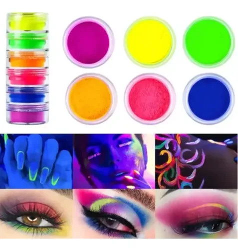 Party Box Bar Neon Glitter Gel Strass Premium Fiesta Fluo