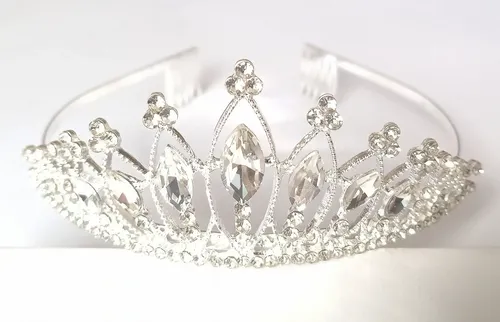 Tiara Tocado Corona De Strass Fiesta 15 Años Novias Bodas