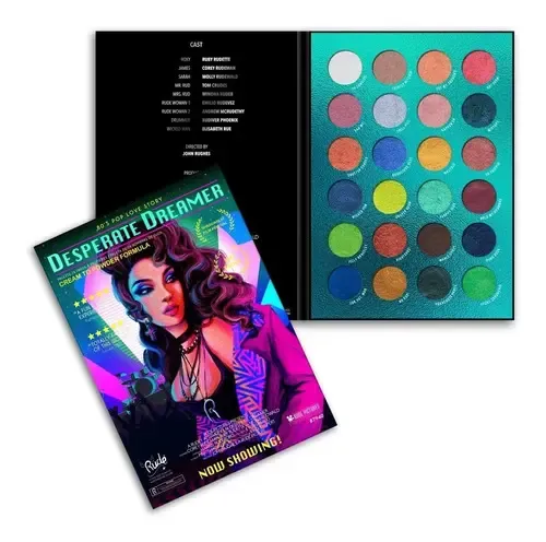 Paleta Desperate Dreamer 24 Sombras Satinadas Rude Cosmetics