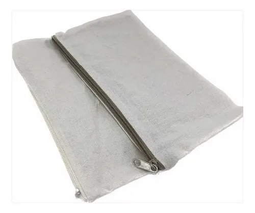 Neceser /cartuchera X 12 Unidades De Lienzo Grueso 25 X15 Cm