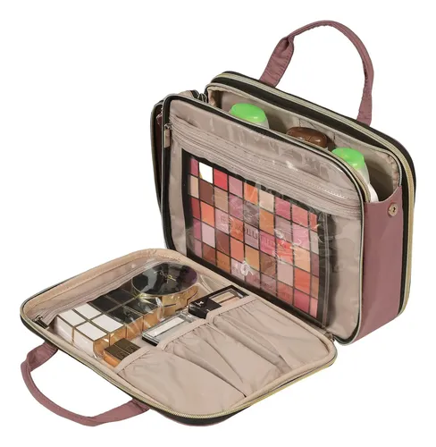 Neceser Nishel Travel Makeup Rosewood Pink 30x10x23 Cm