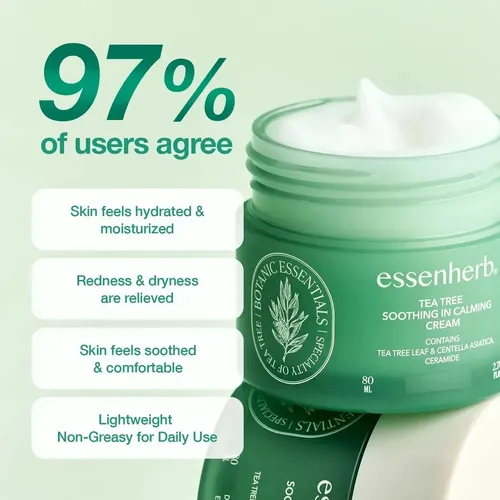 Essenherb Tea Tree Calming Cream For Acne-prone & Sensitive