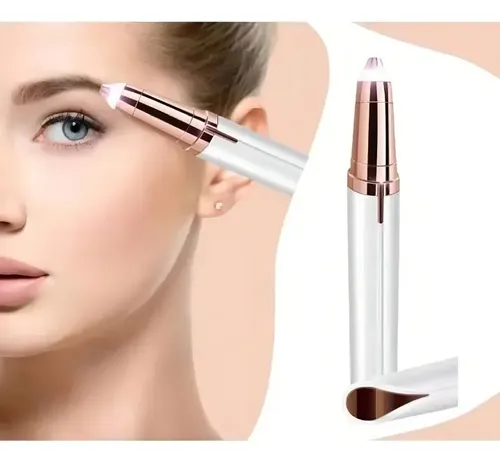 Lapiz Depilador Eléctrico Facial-cejas Indolora Usb Rosa