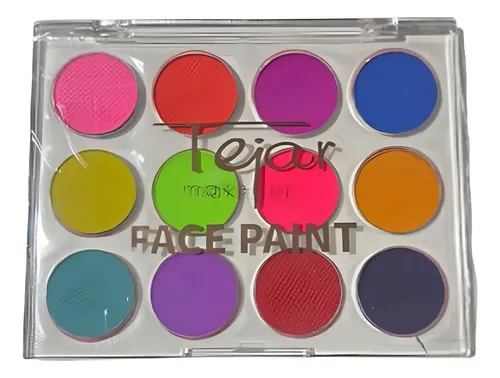 Maquillaje Artistico Facial Face Paint 12 Colores Tejar