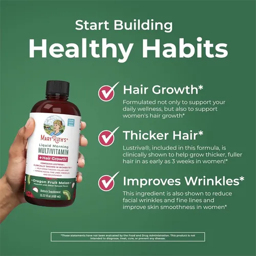 Multivitamínico Líquido Para El Crecimiento Del Cabello Mary