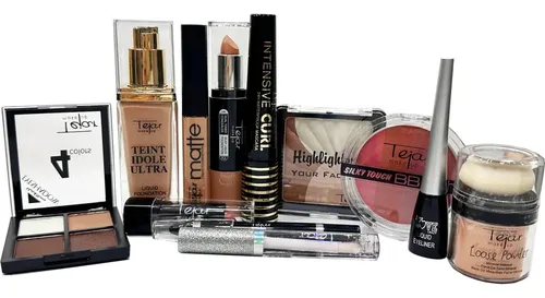 Combo Maquillaje Tejar 12 Productos Total Nude