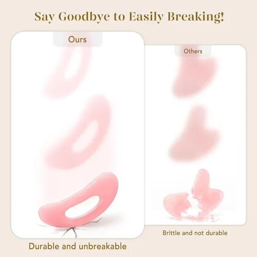 Gua Sha Corporal Baimei Icyme Resina Mango Ergonómico Rosa