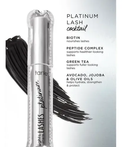 Máscara Pestañas Rímel Tarte Platinum Volumen Lashes Negro