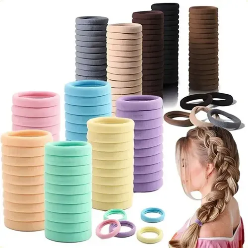 F 400 Ligas Para Cabello Mediana Elásticas Multicolor Pack P