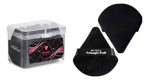 6x Cisne Triangular Terciopelo Sintético Para Polvo Bs Mall