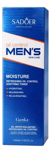 Tonico Facial Para Hombres Oil Control Refresc 120ml Sadoer Grasa Día/noche