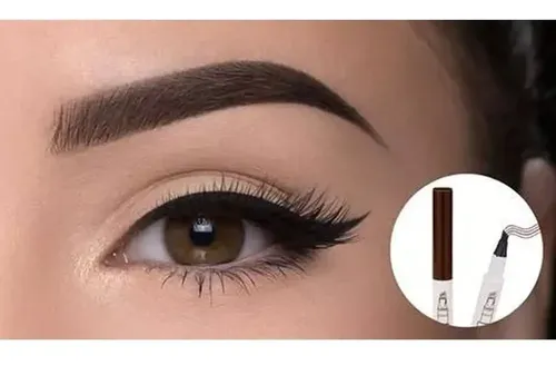 Delineador De Cejas Tatto Microblanding Lapiz Fibra 4 Puntas
