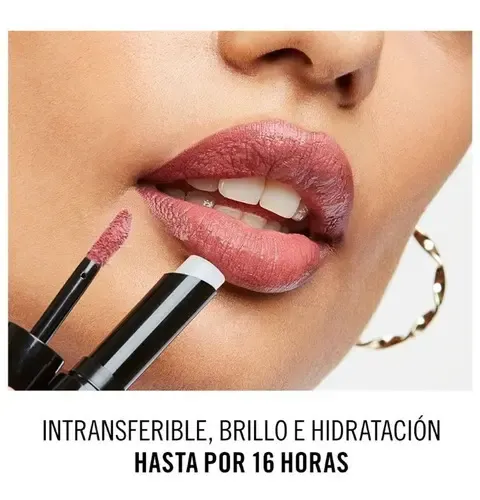 Rimmel Labial Líquido Lasting Provocalips Acabado Liso Color 310 Pouting Pink