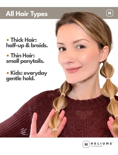 Cintas Para El Cabello Heliums, Pequeñas, Rubias, Doradas Os