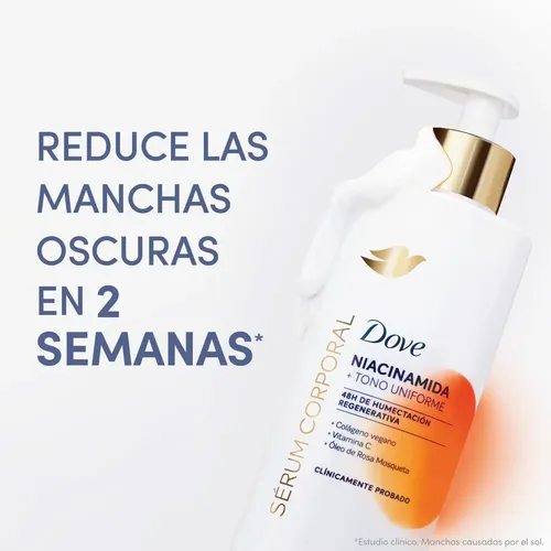 Dove Sérum Corporal con Niacinamida, Uniforma el Tono, 200ml
