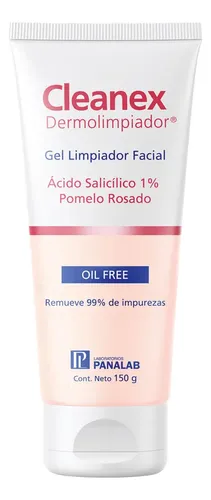 Cleanex Dermolimpiador Gel Facial 150g Piel Grasa Oil Free