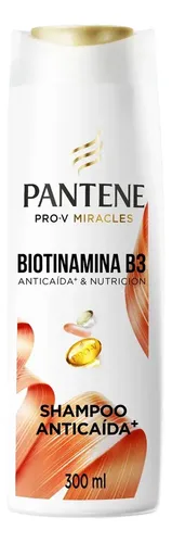 Shampoo Pantene Anticaída+ Biotinamina B3 300 ml