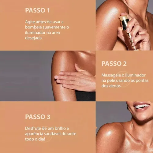 Sheglam Loción Iluminador Corporal Resaltador De Bronceado Tono del maquillaje Medusa