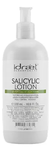 Idraet Loción Con Salicílico 2% Rostro Cuerpo Y Espalda Tipo de piel grasa acne 500ml