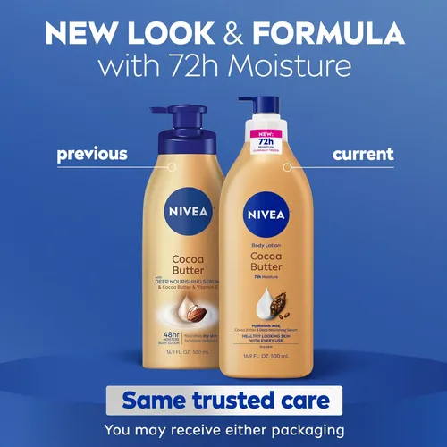 Loción Corporal Con Manteca De Cacao Nivea, Botella Dosificadora
