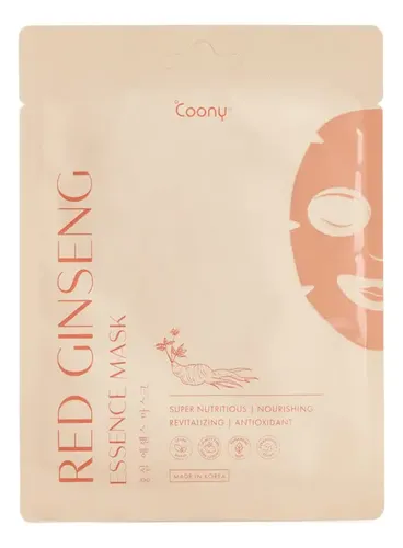 Mascarilla Facial Coony Ginseng Rojo Nutritiva Hidratante