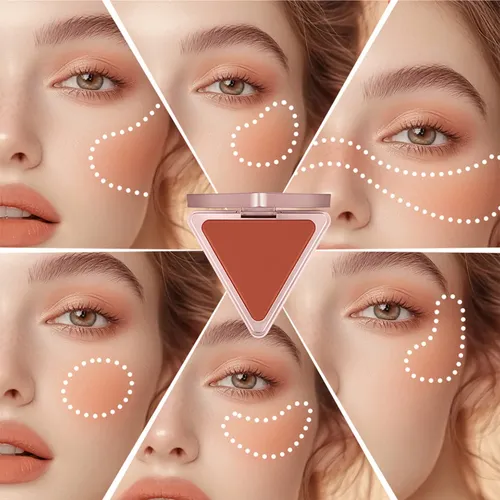 Blush Crema Rosa Terroso Para Uso Diario Y Oficina