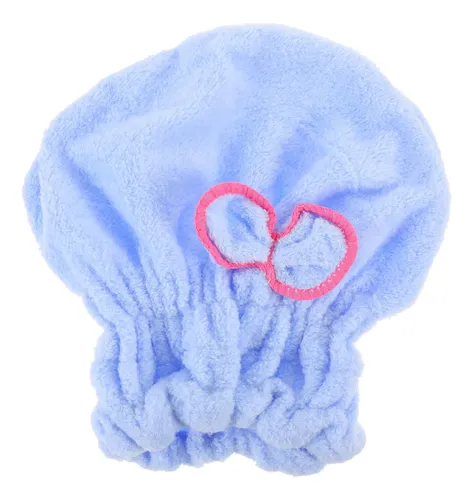 Gorro De Microfibra Para Secar Cabello Rápido En Baño
