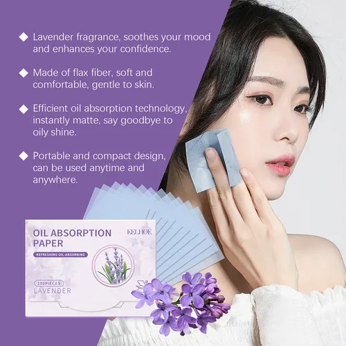 Papel Secante Con Aceite De Lavanda