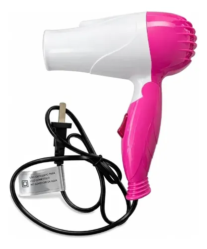 Secador De Pelo Plegable 2 Velocidades 1000w Ideal Viajes